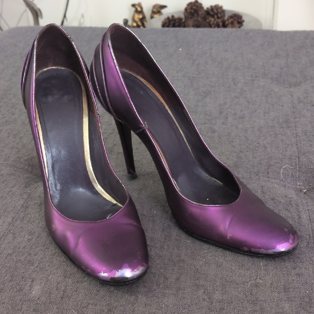 Fendi Vintage Purple Women's Heels